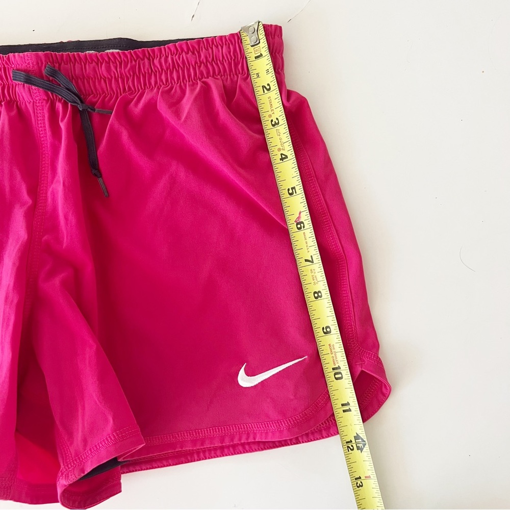 Nike Women's Phantom 2-in-1 Running /Training Shorts in Hyper Pink & Black - Picture 9 of 14